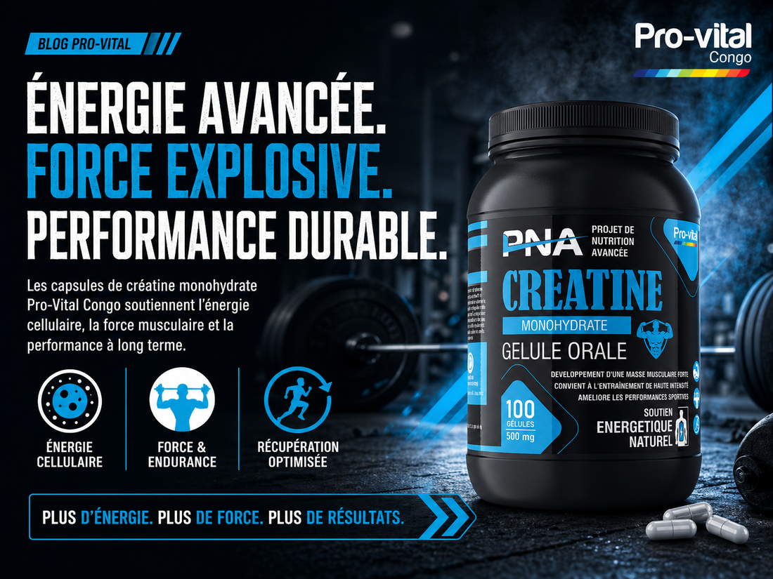 Capsules de Créatine Monohydrate : Force, Puissance et Performance