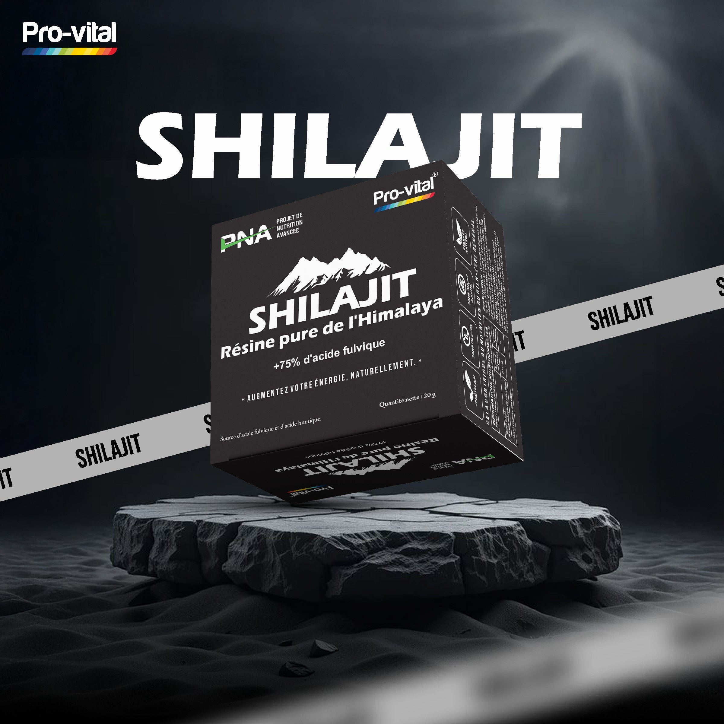 Pro-vital Shilajit – Résine pure de l’Himalaya