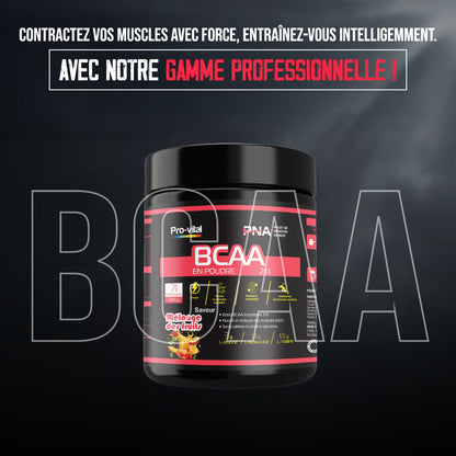 BCAA Pro-Vital de gamme professionnelle pour contracter les muscles avec force et s'entraîner intelligemment.
